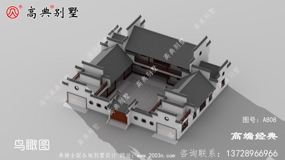 中国别墅设计图	